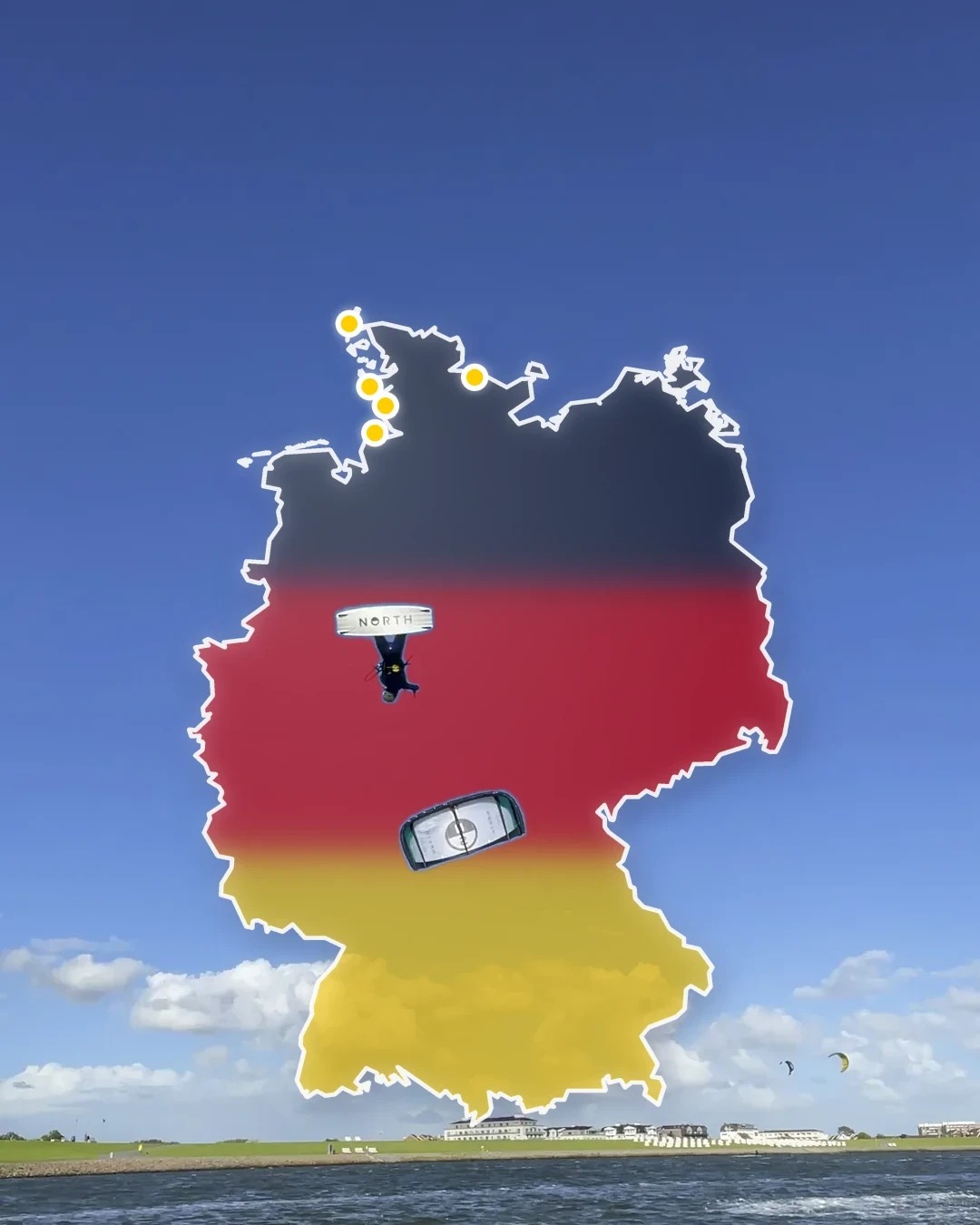 Kitesurfing Spots in Deutschland